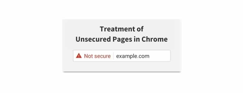 Google Chrome HTTPS warning for Unsecured Websites